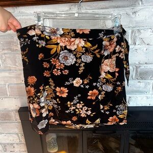 AE Floral Wrap Skirt